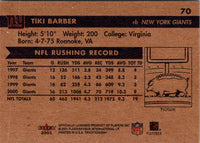 2001 Fleer Tradition Glossy Tiki Barber #70