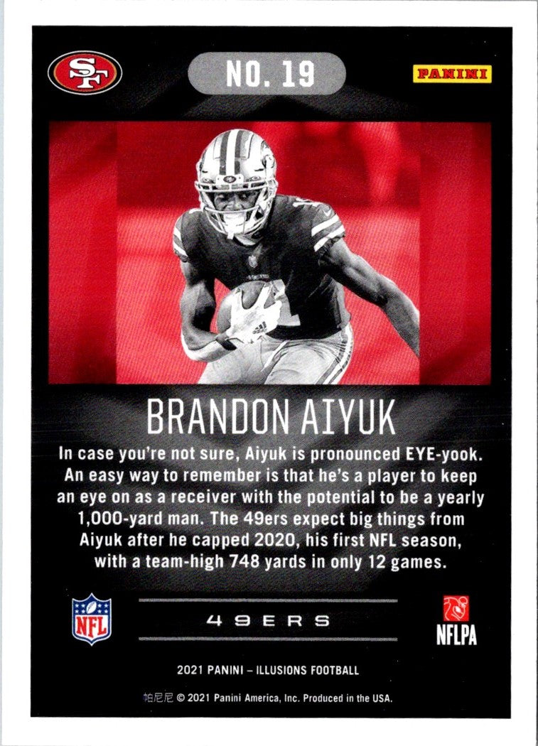 2021 Panini Illusions Brandon Aiyuk