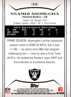 2010 Topps Prime Nnamdi Asomugha #73