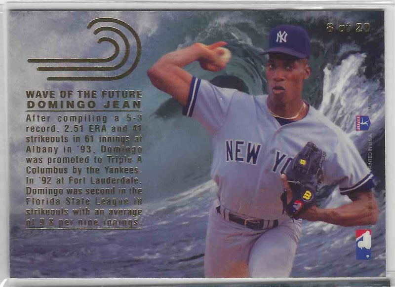 1994 Fleer Flair Domingo Jean