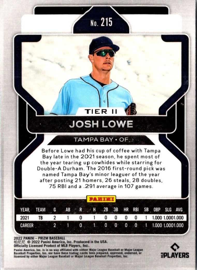 2022 Panini Prizm Josh Lowe