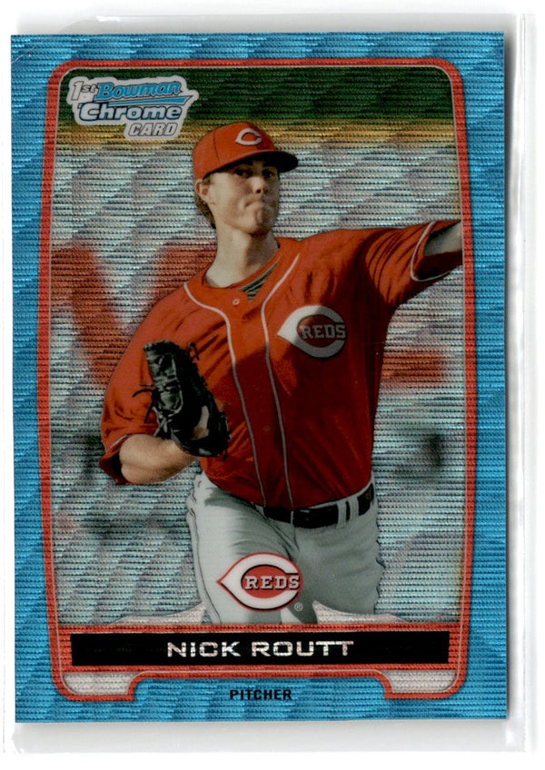 2012 Bowman Draft Picks & Prospects Nick Routt #BDPP123