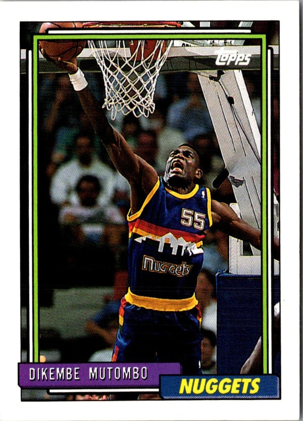 1992 Topps Gold Dikembe Mutombo #281