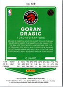 2021 Donruss Optic Red Goran Dragic