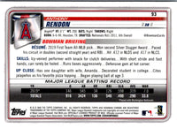 2020 Bowman Chrome Anthony Rendon #93