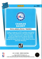 2021 Donruss Rated Rookies Charles Bassey #213