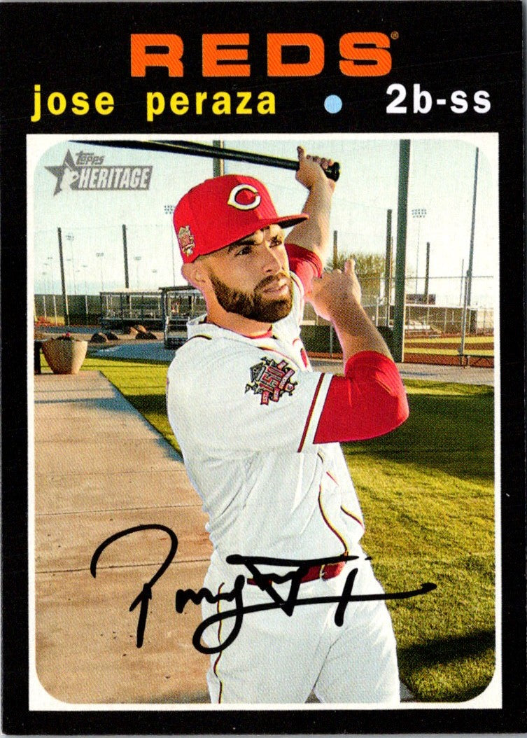 2020 Topps Heritage Jose Peraza