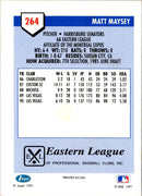 1991 Line Drive AA Matt Maysey