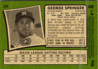 2020 Topps Heritage George Springer #244