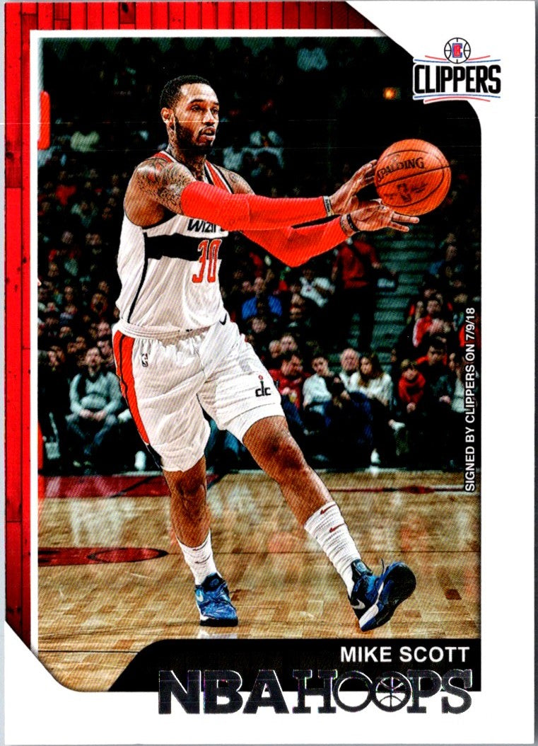 2018 Hoops Red Backs Mike Scott