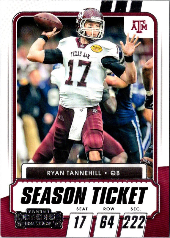 2021 Panini Contenders Draft Picks Ticket Ryan Tannehill #16