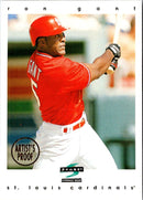 1997 Score Artist's Proofs White Border Ron Gant