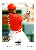 1997 Score Artist's Proofs White Border Ron Gant #268