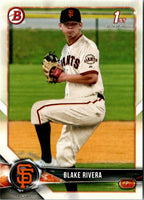 2018 Bowman Draft Blake Rivera #BD-80