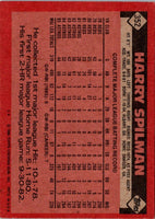 1986 Topps Harry Spilman #352