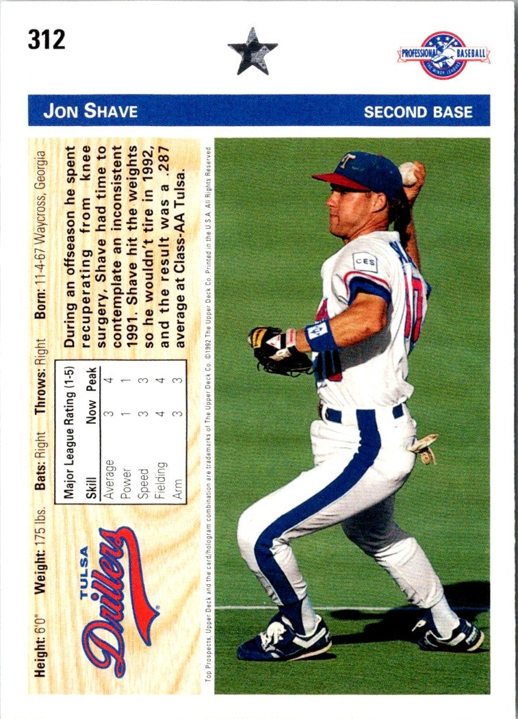 1992 Upper Deck Minors Jon Shave