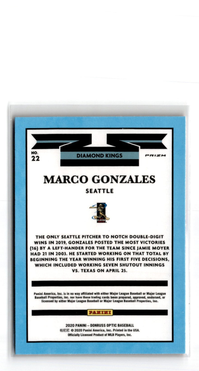 2020 Donruss Pink Marco Gonzales