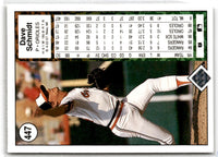 1989 Upper Deck Dave Schmidt #447