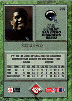 1993 Collector's Edge Eric Bieniemy #205