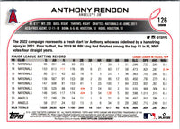 2022 Topps Chrome Anthony Rendon #126