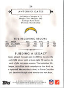 2011 Topps Gridiron Legends Antonio Gates