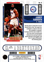 2023 Panini Court Kings Double Exposure James Harden #8