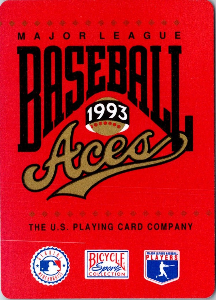 1993 Bicycle Aces Greg Maddux