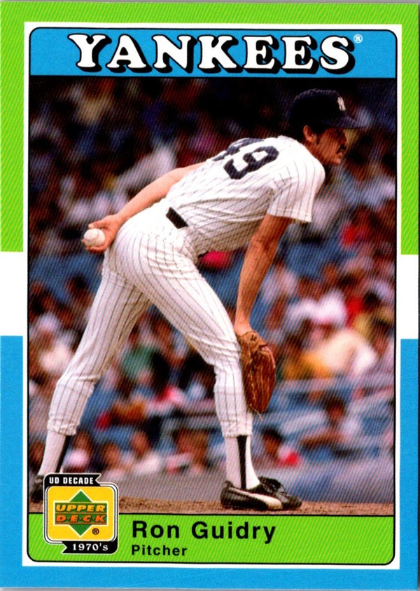 2001 Upper Deck Decade 1970's Ron Guidry #38