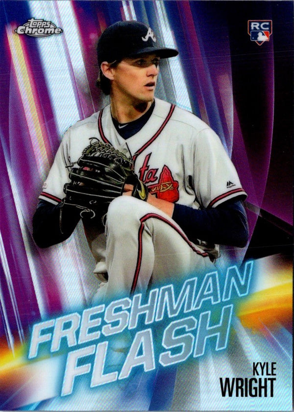 2019 Topps Chrome Freshman Flash Kyle Wright #FF-4