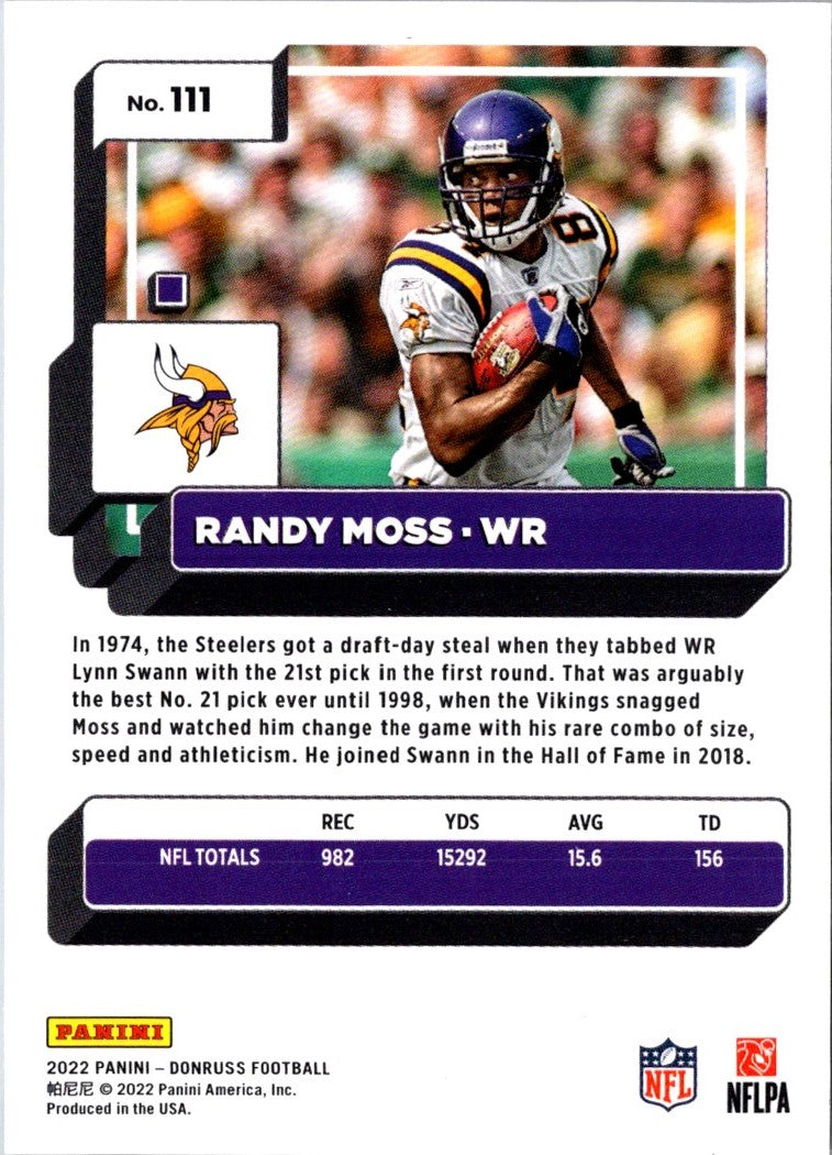 2022 Donruss Randy Moss