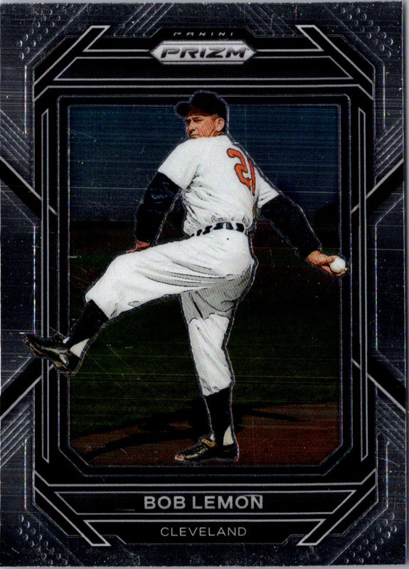 2023 Panini Prizm Blue Ice Bob Lemon #299