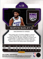 2021 Panini Prizm Blue Marvin Bagley III #136