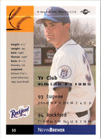1994 Fleer Excel Nevin Brewer #55
