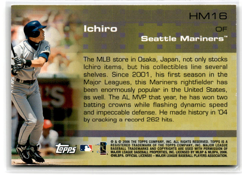 2006 Topps Hobby Masters Ichiro Suzuki