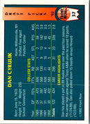 1992 Front Row Draft Picks Dan Cyrulik