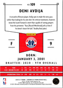 2020 Panini Deni Avdija