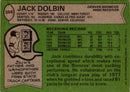 1978 Topps Jack Dolbin
