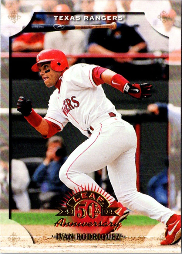 1998 Leaf Ivan Rodriguez #52
