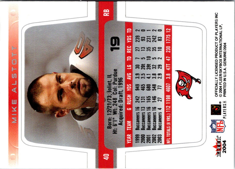 2004 Fleer Genuine Mike Alstott