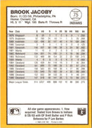 1990 Donruss Best of the AL Brook Jacoby