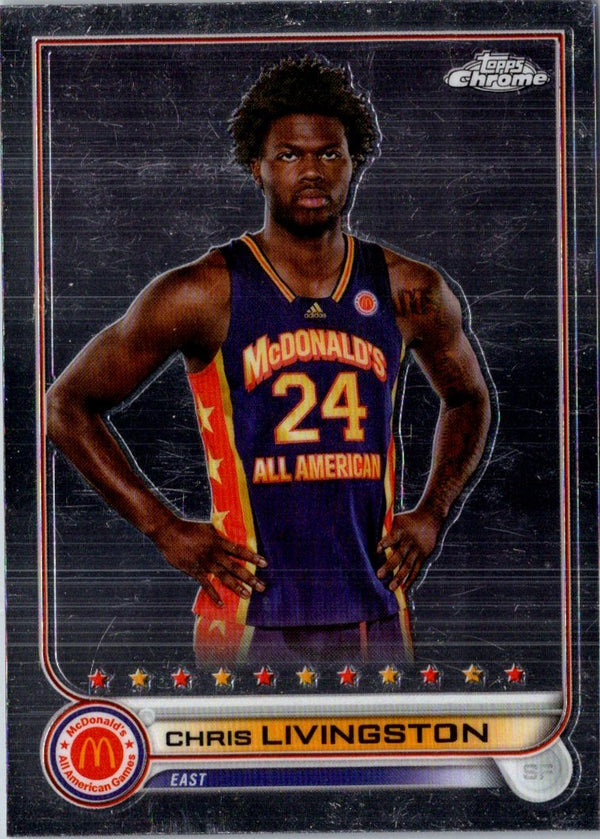 2022 Topps Chrome McDonald's All American Chris Livingston #51