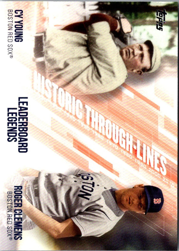 2019 Topps Historic Through-Lines Roger Clemens/Cy Young #HTL-9