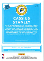 2020 Donruss Rated Rookies Cassius Stanley #225