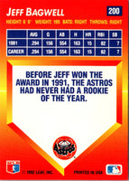 1992 Triple Play Jeff Bagwell #200