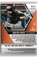 2021 Panini Mosaic Buster Posey #21