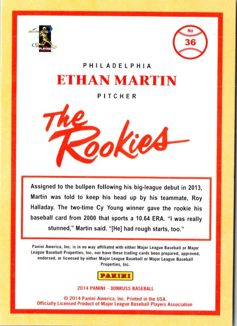 2014 Donruss The Rookies Ethan Martin