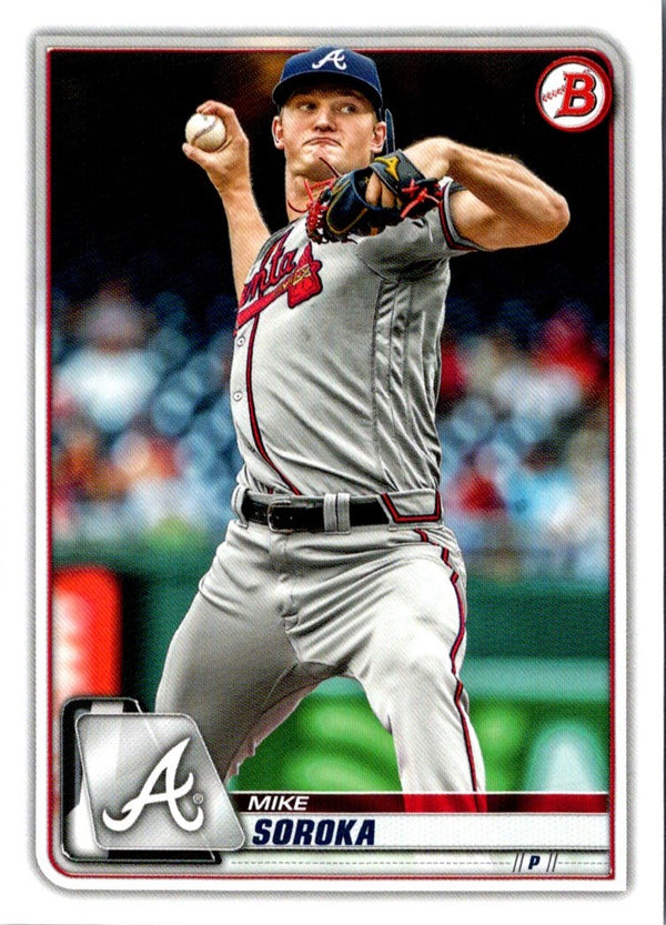 2018 Bowman Mike Soroka #40 Rookie