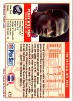 1989 Pro Set Perry Williams #472 Rookie