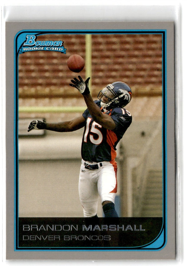 2006 Bowman Brandon Marshall #143 Rookie