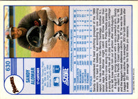 1989 Score Sandy Alomar #630 Rookie